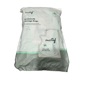 Motif Medical Breastmilk Storage Bags 100ct 8 oz. Leak Proof Freezer Safe NEW